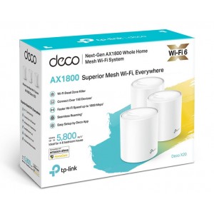 TP-Link Deco X20 - AX1800 Whole Home Mesh Wi-Fi System - 3 Pack
