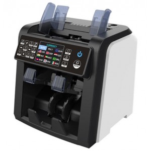 Dual Pocket Bank Note Cash Counter with Counterfeit Detection - Multi denomination/Multi Currency