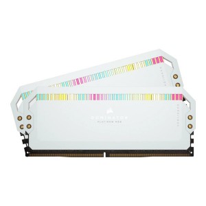 Corsair Dominator Platinum RGB White 64GB (2x32GB) DDR5 DRAM 5200MHz C40 Memory Module Kit