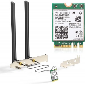 Intel Wi-Fi 6 AX210 Gig+ with Antenna Kit