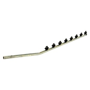 Nemtek 10 Wire Square Tube Jurassic Bracket HDG with White Slotted Bobbin Angled