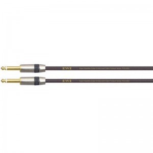 EWI Cables Premium Jack-Jack Instrument Cable - 6m - Black
