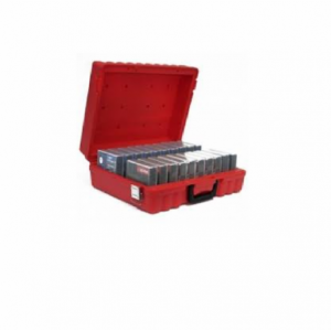 Turtle Perm-a-Store20 Capacity- CD/DVD OPTCD - Red