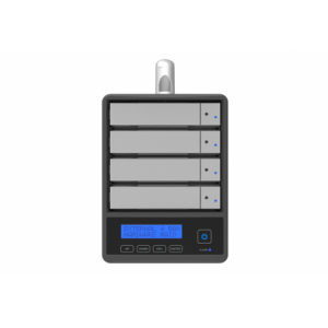 4 bay SR4-SB31+ SATA-eSATA + USB External Storage- with PD + DP function- Plus new version of Touch button panel