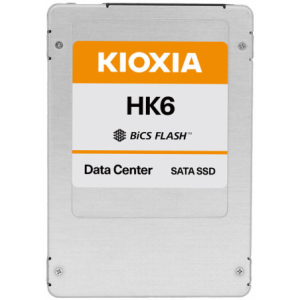 Kioxia 1.92TB HK6-V Series Enterprise Data Centre (3 DWPD) 550MB/s 84K IOPS SATA-6Gbs TLC 2.5" 7mm SSD