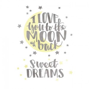 Cricut 2004995 Iron-On Designs - To the Moon &amp; Back (SM)