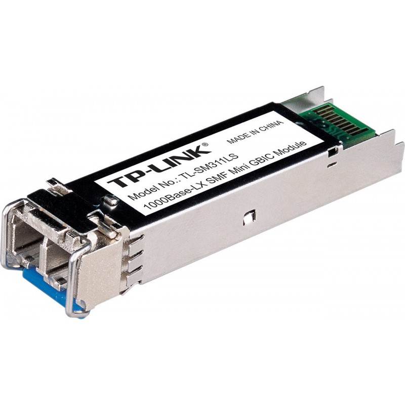 TP-LINK Gigabit SFP Module, Single-mode, MiniGBIC, LC Interface, Up to 10km Distance