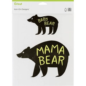 Cricut 2004823 Iron On Designs Mama Baby Bear - 8.5x12