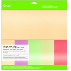 Cricut 2003513 Pearl Paper 12x12 Pastels Sampler