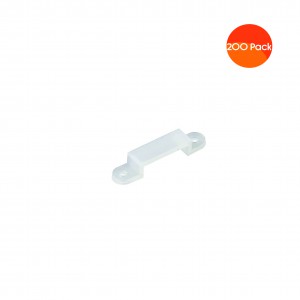 3528LED Strip Light Clips for 10mm Wide IP67/68 Waterproof Strip Lights - (200 pack) (round type)