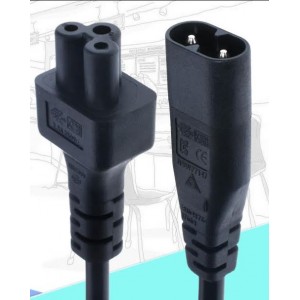 Figure 8 Male to Clover Female Connector Cable