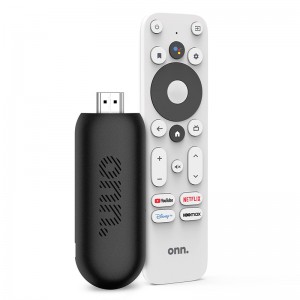 onn. Android TV Streaming Stick - 2K FHD (with Remote Control &amp; Power Adapter)