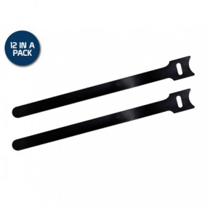 Linkbasic Reusable Velcro Cable Tie 200x12mm - 12 Pack