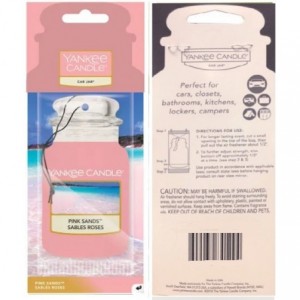 Yankee Candle Pink Sands Card Jar 2D Paperboard Fragrance Infused Card Jar