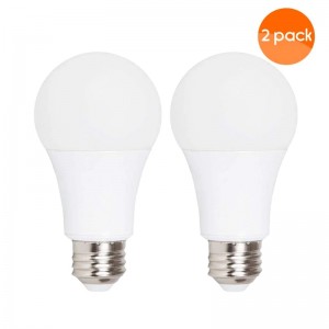 Emergency LED Cool White Light Bulb with Rechargeable Battery Back-up 9W - (Lasts up to 3-4 Hours) - (E27- screw in) 2 Pack