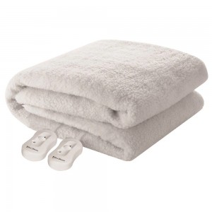 Pure Pleasure Queen Fullfit Sherpa Fleece Electric Blanket - 152cm x 188cm