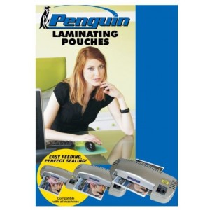 Penguin Laminating Pouches 250 Micron Gloss 100/PKT A4
