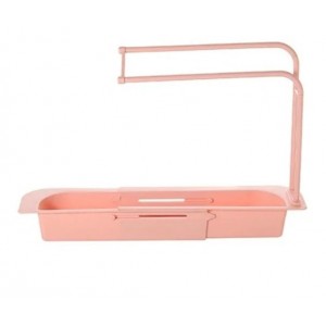 Fine Living Telescopic Storage Drainage Basket - Pink