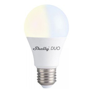 SHELLY DUO SMART BULB / COOL OR WARM WHITE / DIMMABLE / E27 SOCKET