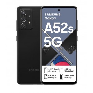Samsung Galaxy A52s 5G 128GB Single Sim - Awesome Black