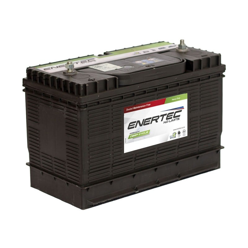 Enertec (Energizer) 105AH Deep Cycle Battery - 12 Volt (200-250 cycles)