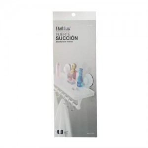 Bathlux Shelf With Hanging Rack With Suction Cup Retail Box Out of Box Failure Warranty