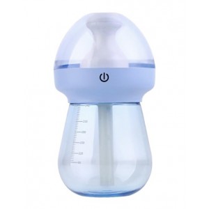 Casey Milk Feeding Bottle Shaped Multifunctional Portable 240ml USB Humidifier Air Purifier Mist Maker with LED light For Home O