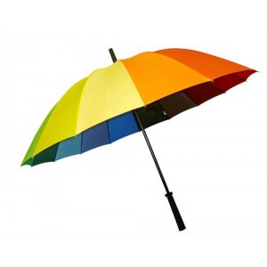 Casey Multicolor Large Handheld Umbrella