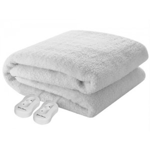 Pure Pleasure Double Fullfit Sherpa Fleece Electric Blanket - 137cm x 188cm