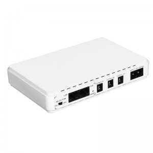 Mini UPS DC to DC (12V &amp; 9V) with USB and PoE Output Power Over Ethernet - 32.56Wh (8800mAH)