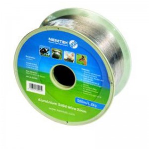 Nemtek Aluminium Solid Wire 2.0mm 500m 3.3Kg