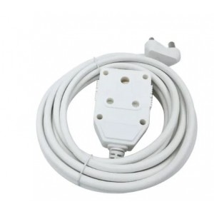 Extension 20m x 10A Cord with Double Coupler