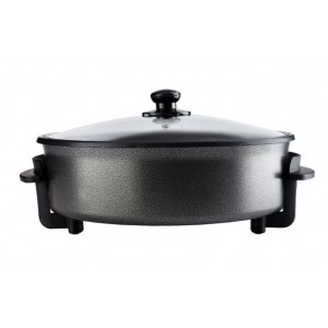 Mellerware Frying Pan Electric Non-Stick - Black