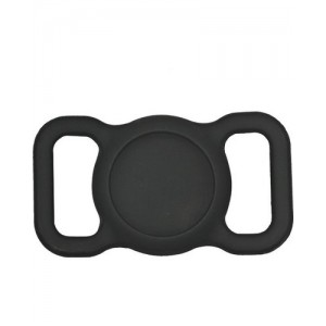 Tuff-Luv Pet Dog Collar Holder Compatible with Apple Airtag -  Black