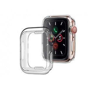 Tuff-Luv Soft Gel Case or Apple Watch Series SE 4/5/6 - 44mm - Clear