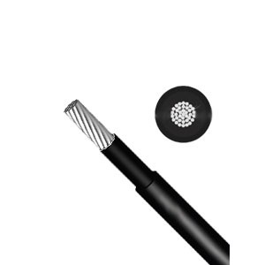 16mm2 Single-core HV DC Cable 1m - Black