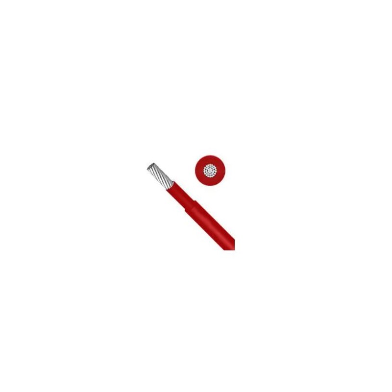 16mm2 Single-core HV DC Cable 1m - Red - GeeWiz