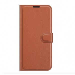 Tuff-Luv Executive Foilio Case &amp; Stand for Apple iPhone 13 - Brown
