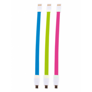 Whizzy Designer 3 Pack Micro USB Charge and Data Sync Cable - 22cm