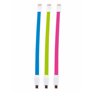 Whizzy Designer 3 Pack Micro USB Charge and Data Sync Cable - 22cm