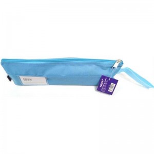 Nexx Fabric 1 Pocket 33cm Pencil Bag - Light Blue