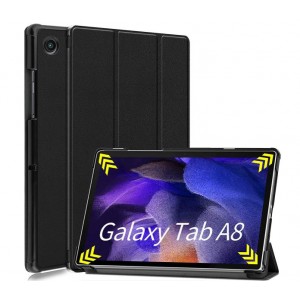 Tuff-Luv Smart Case &amp; Stand for Galaxy Tab A8 2021 SM-X205/X200 - Black