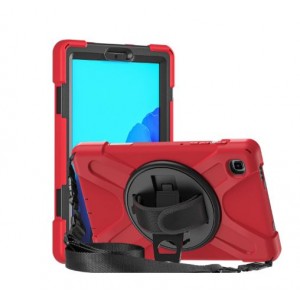 Tuff-Luv Armour Jack Rugged Case for Samsung Galaxy A7 Lite (includes Armstrap and hand strap) SM-T220/T225 - Red