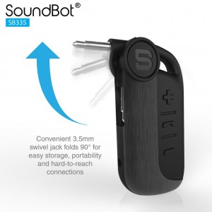 SoundBot SB335 Universal Wireless Bluetooth Receiver Adapter Dongle Car Kit 