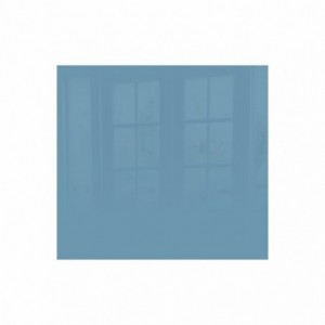 Parrot Pastel Blue Hob Splashback Glass - 598mm X 650mm