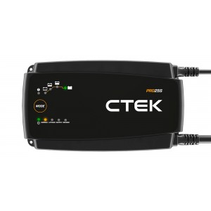 CTEK PRO25S - 12V 25A Professional Battery Charger with LITHIUM LIFEPO4 setting