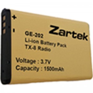 Zartek Tx-8 Spare Li-Ion Battery Pack 3.7V 1500Mah