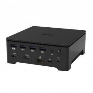 Port Connect Type-C and USB Dual Video Docking Station – Black