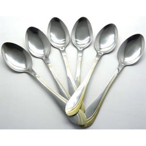 Casey Catering 6 Piece Stainless Steel Dinner Table Spoons Set