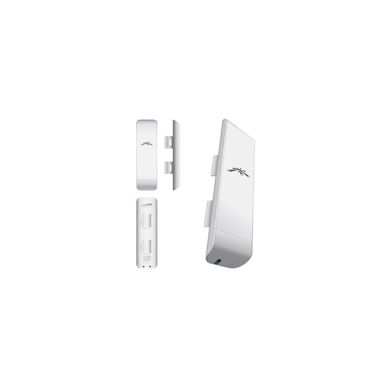 Ubiquiti AirMax NanoStation M2: 2.4GHz Hi Power 2×2 MIMO AirMax TDMA Station, 2 LAN, incl PoE